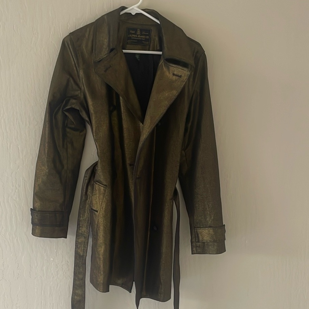 Ralph Lauren Gold Metallic Jacket